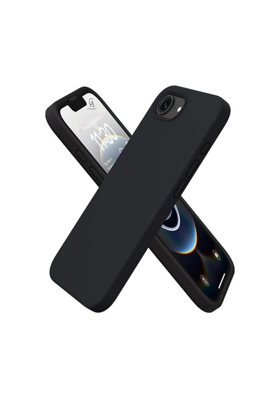Apple iPhone 17e Uyumlu Içi Kadife Lansman Kılıf Ve Temperli Cam Ekran Koruyucu Siyah