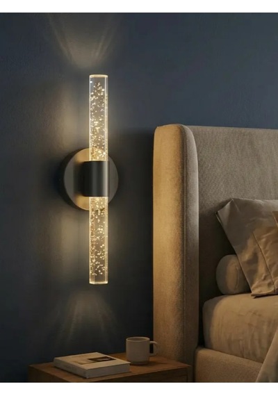 Bhbackhome Bubbleflux Large Şık Tasarım Modern Ledli Aplik 51 Cm Antrasit Elektrikli Kumandalı Antrasit