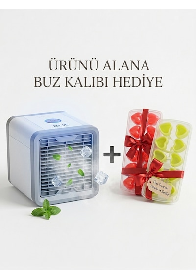 Su Ve Buz Soğutmalı Masa Üstü Serinletici Fan