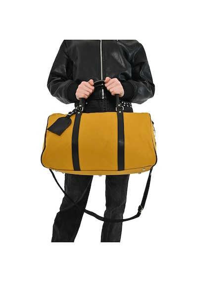 My Free Bag Gk Unisex İş, Seyehat, Spor İçin El Çantası / Valizi Sarı Kanvas Sarı