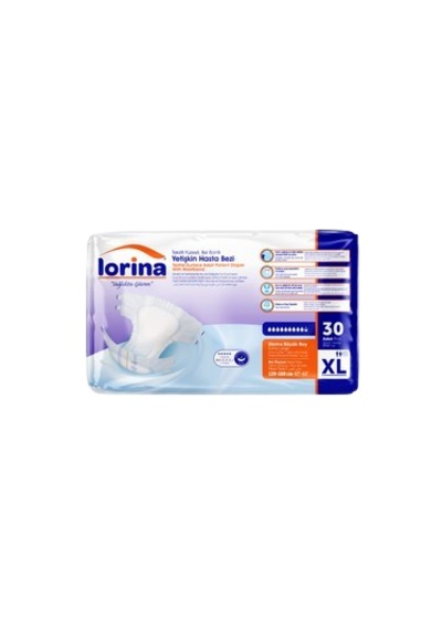 Lorina Belbantlı Hasta Bezi Xl 9,5 Damla 30'lu