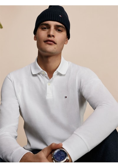 1985 Regular Ls Polo Erkek Beyaz T-shirt - Mw0mw20183 Beyaz