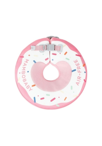 Mambobaby Emniyet Kemerli Bebek Yüzme Boyun Simidi Renkli Pembe