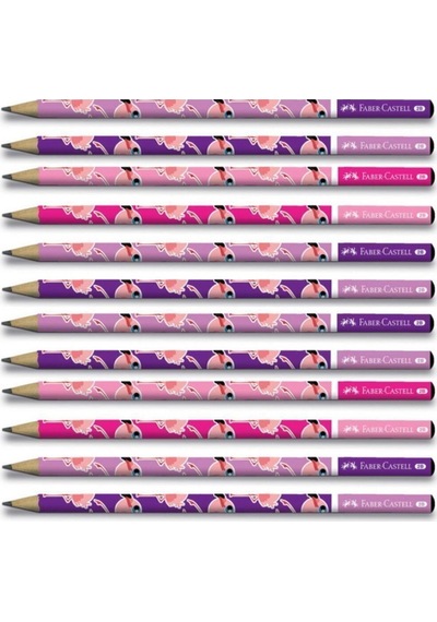 Faber Flamingo 2b Yuvarlak Kurşun Kalem 12 Li Paket Nocolor-53897535