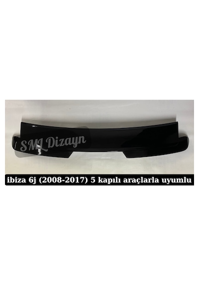 Seat İbiza 2008-2017 5 Kapı Spoiler Boyalı Plastik Spoyler