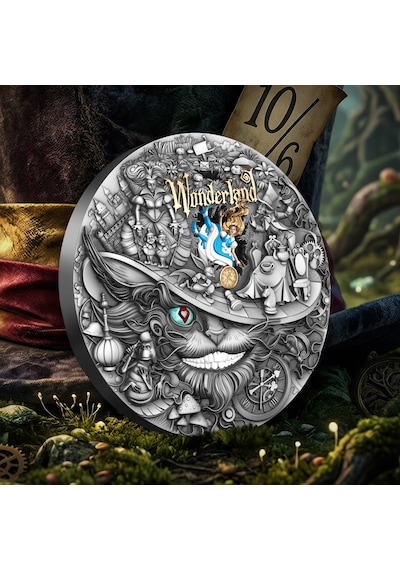 Agakulche Alice Harikalar Diyarı Gümüş Sikke Coin