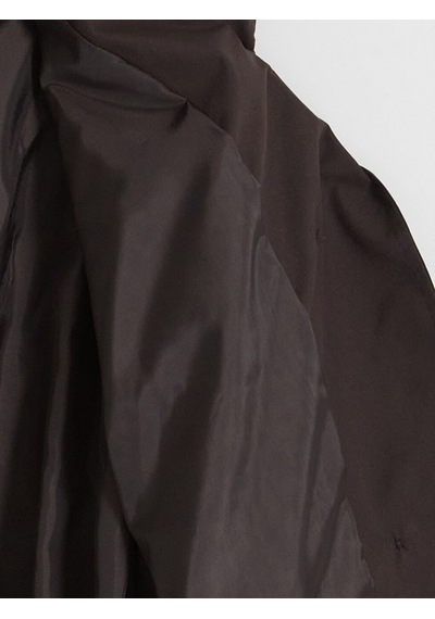 Lcw Modest Kahverengi Dik Yaka Kuşaklı Oversize Kadın Trençkot