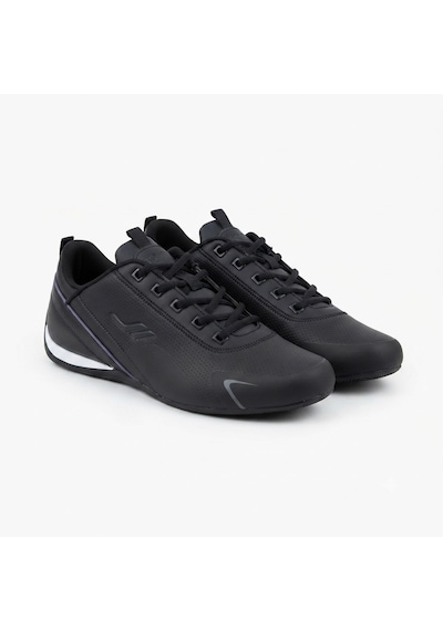 Lescon Smash 9 Erkek İnce Taban Rahat Hafif Sneaker Spor Ayakkabı Siyah