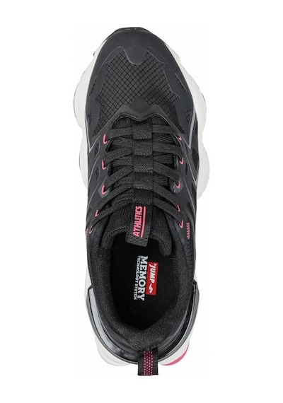 Jump 29907 Phlon Hafif Taban Bağcıklı Kadın Spor Ayakkabı Siyah Siyah
