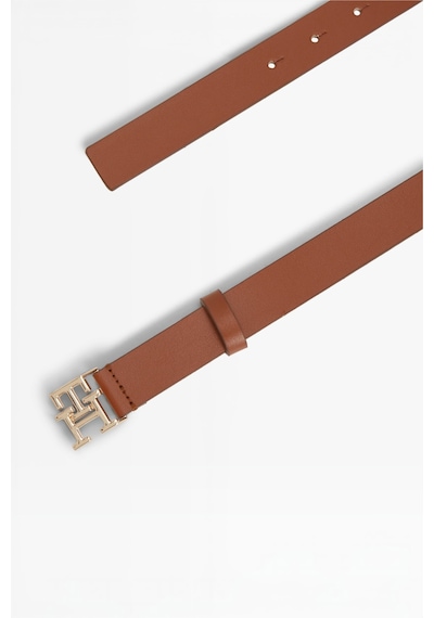 Tommy Hilfiger Th Logo 2.5 Kadın Kahverengi Kemer - Aw0aw17496