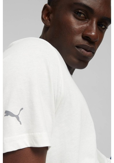 Puma Bmw Mms Ess Logo Tee Beyaz Erkek Kısa Kol T-shirt 000000000101816524 Beyaz