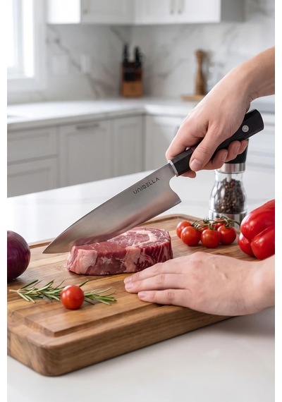 Unıqella Bladepro Maestro Şef Bıçağı 230mm Çelik