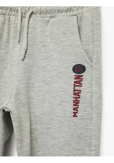 Koton Baskılı Şardonlu Jogger Gri Erkek Çocuk Eşofman Altı 6wkb40123tk Gri
