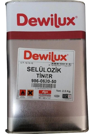 Mey Najmaddin Dewilüx Selülozik Tiner 2,5 Kg Najmaddin