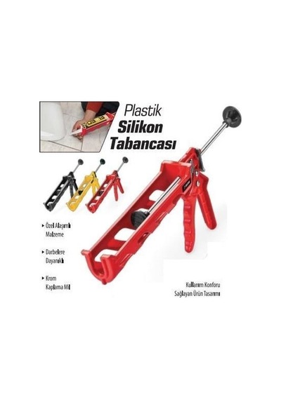 Sgs Silikon Tabancası Plastik Kırmızı