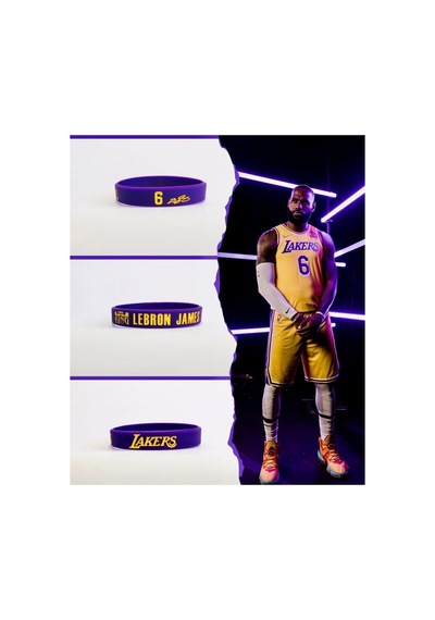 Lj 23 Mor Basketbol Nba Bileklik Mor Mor