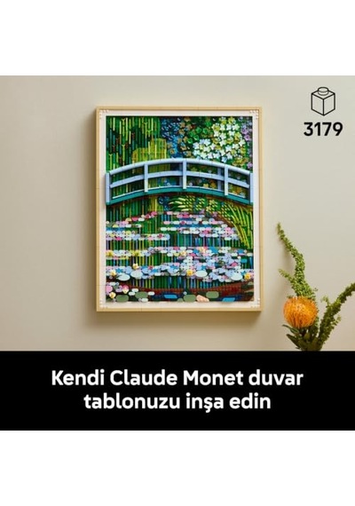 Lego Art Claude Monet Nilüfer Gölü Üzerinde Köprü 31220