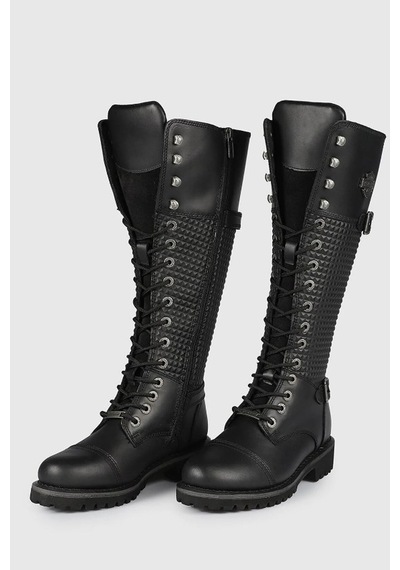 Harley Davidson Siyah Kadın Günlük Çizme 025Z100533-Tıny-Black-De 37 Siyah