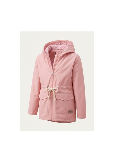 Deniva Kids Kız Çocuk Pudra Pembe İçi Puantiyeli Kapüşonlu Beli Bağcıklı Rüzgarlık & Yağmurluk Mont Deniva Kids Kız Çocuk Pudra Pembe İçi Puantiyeli Kapüşonlu Beli Bağcıklı Rüzgarlık & Yağmurluk Mont