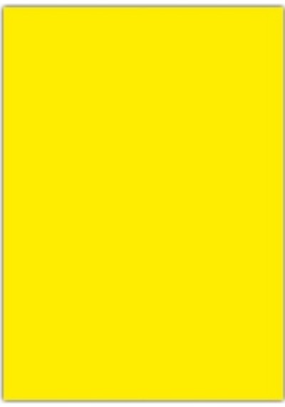 130 Gr. Kalın Fosforlu Fon Kartonu 50x70 Cm 5 Adet - Sarı