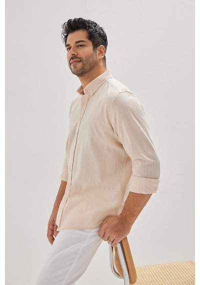 Ac&Co / Altınyıldız Classics Erkek Gömlek (476750061) Krem