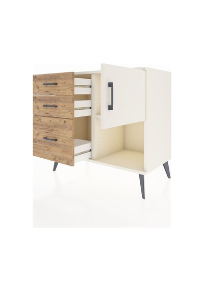 Hyperion Şifonyer Tek Raflı 3 Çekmeceli Tek Kapaklı 88x44x80 Aytaşı-aytaşı/çam Aytaşı/çam Hyperion Şifonyer Tek Raflı 3 Çekmeceli Tek Kapaklı 88x44x80 Aytaşı-aytaşı/çam Aytaşı/çam