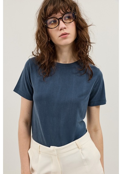 Antioch Modal Karışımlı T-shirt Lacivert