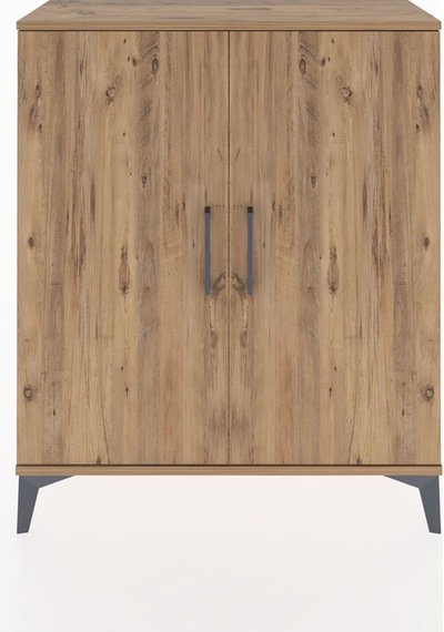 Arges Şifonyer 2 Raflı 2 Kapaklı 88x30x106 Çam-çam Çam