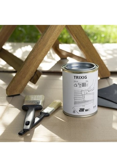 Ikea Trıxıg Ahşap Boyası, Renksiz, 500 Ml, Dış Mekan İçin Çok Renkli