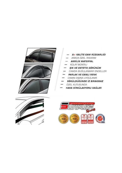 Nissan Navara 2005 2006 2007 2008 2009 2010 2011 2012 2013 2014 2015 2016 2017 2018 2019 İle Uyumlu Plus Style Rüzgarlık 52390175