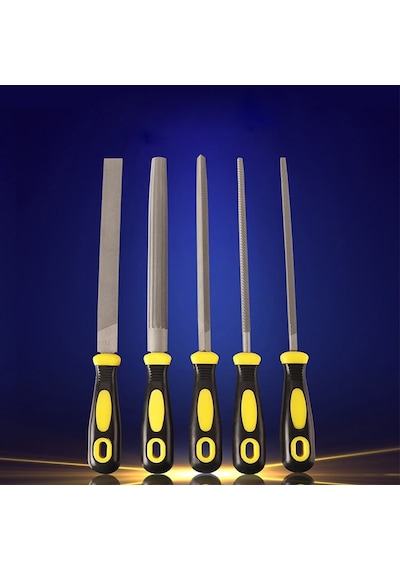 Yuvarlak Üçgen Balık 200 MM 5 Parça Eğe Seti 8