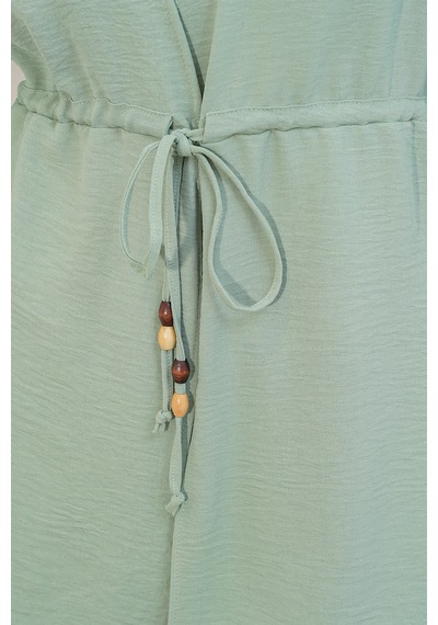 Bigdart Kadın Ayrobin Kimono Pantolon İkili Takım 30101 - E.yeşil