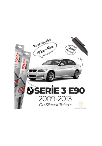 Bmw 3 E90 Muz Silecek Takımı 2009-2013 Bosch Aeroeco