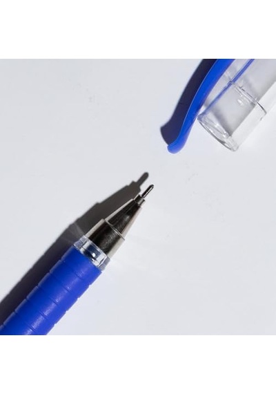 İğne Uç Tükenmez Kalem Seti, 10'lu, Mavi, 0.7 Mm, Rahat Yazım, Ergonomik Tutuş Genel