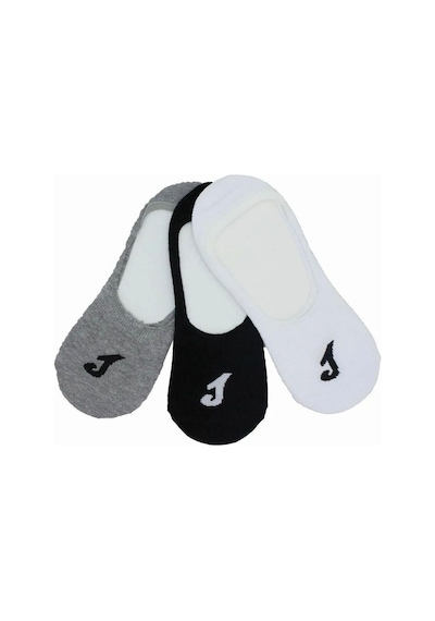 Joma 9212066 Unisex Görünmez Çorap 3'lü - Siyah/beyaz Karışık
