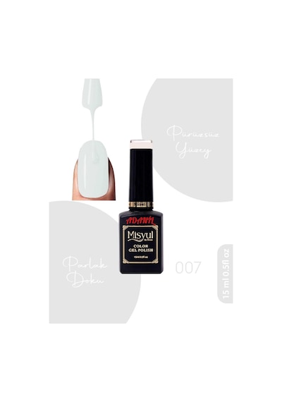 Adanil 15 ML Misyul Profesyonel Kalıcı Oje No:007