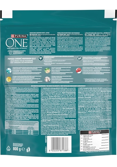 Purina One Sığır Etli Kuru Kedi Maması, Yetişkin, 800 G