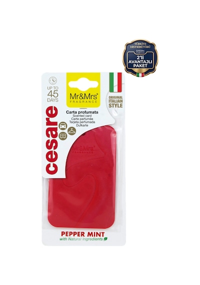 Cesare Kart - Oto Araç Kokusu, Asma Kart Kokusu - Pepper Mint