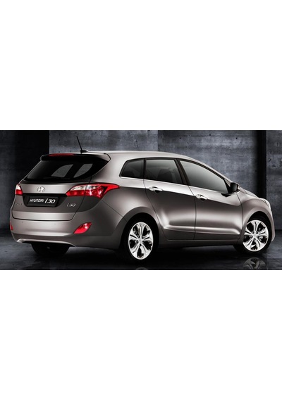 Hyundaı İ30 Statıon Wagon 2012-17 Uyumlu Kokusuz Kaucuk Sıyah 3D