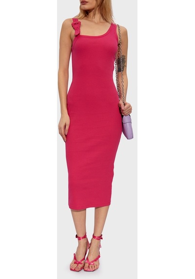 Versace Jeans Couture Bayan Elbise 76hao947 J0004 401 Fuşya
