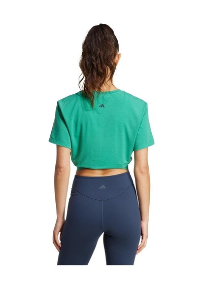 Adidas Kadın Yeşil T-shirt Yga Tee Jd4208 Yeşil