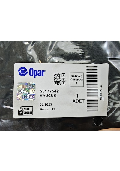 Egea Sedan Paspas Takımı Kauçuk Opar 55177542