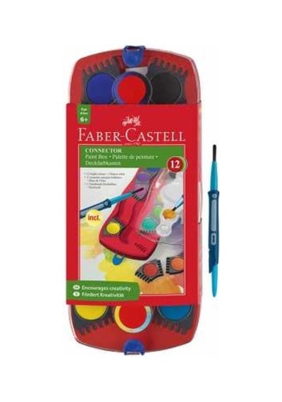 Faber Castell Değişebilir Tablet Sulu Boya 12 Renk