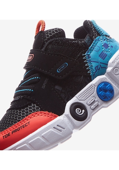 Skechers Lil Gametronix Küçük Erkek Çocuk Siyah Spor Ayakkabı 402262N Bkmt