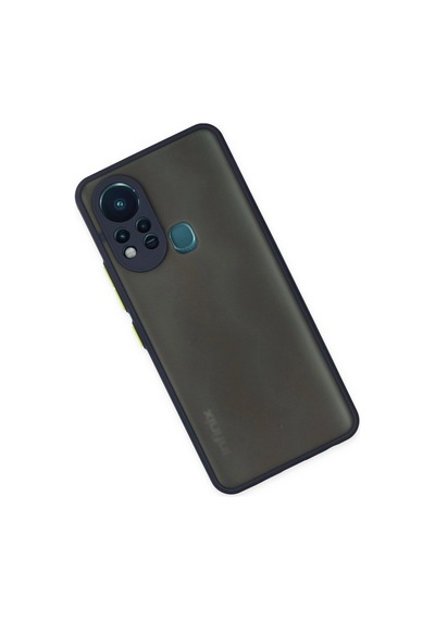 İnfinix Hot 11s Kılıf Montreal Silikon Kapak - Lacivert -