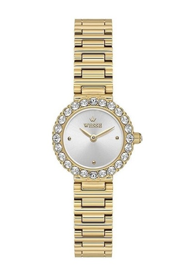 Wesse Wwl112103 Quartz Çelik Altın Rengi 25 Mm Kadın Kol Saati Altın