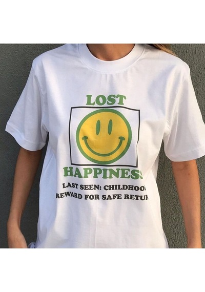 Kalic Studio Lost Happines - T-shirt Beyaz