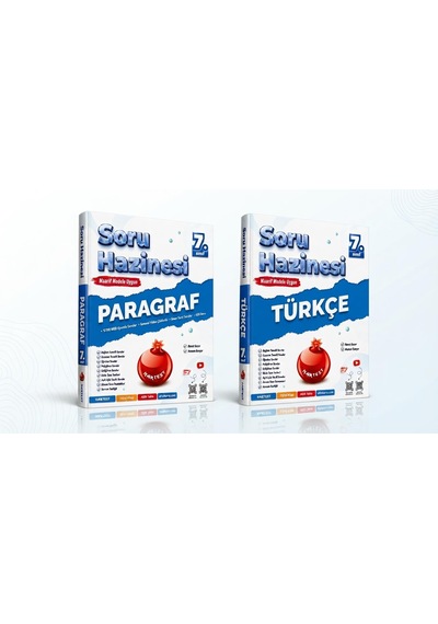 Nartest Yayınları 7. Sınıf Paragraf Ve Türkçe Soru Hazinesi Seti Yeni Müfredat 2 Kitap