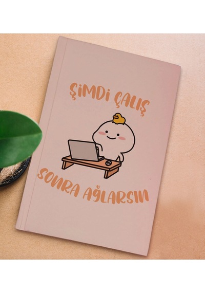 Bk Gift Sert Kapaklı Pudra Pembesi Lastikli Defter , Arkadaşa Hediye, Yeni İş Hediyesi, Doğum Günü Hediyesi-10 Pembe