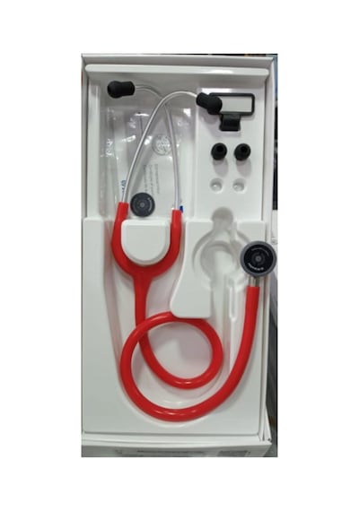 Yenidoğan Steteskop 4230 Pediatrik Kırmızı Stetoskop Ped.riester
